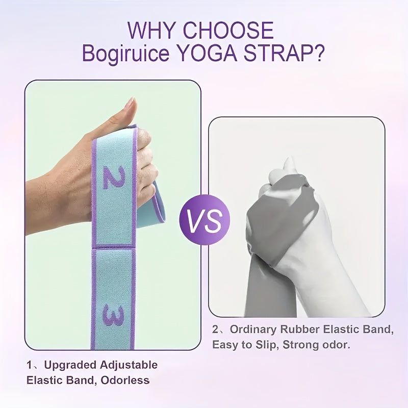 yoga stretching strap pilates band flexible