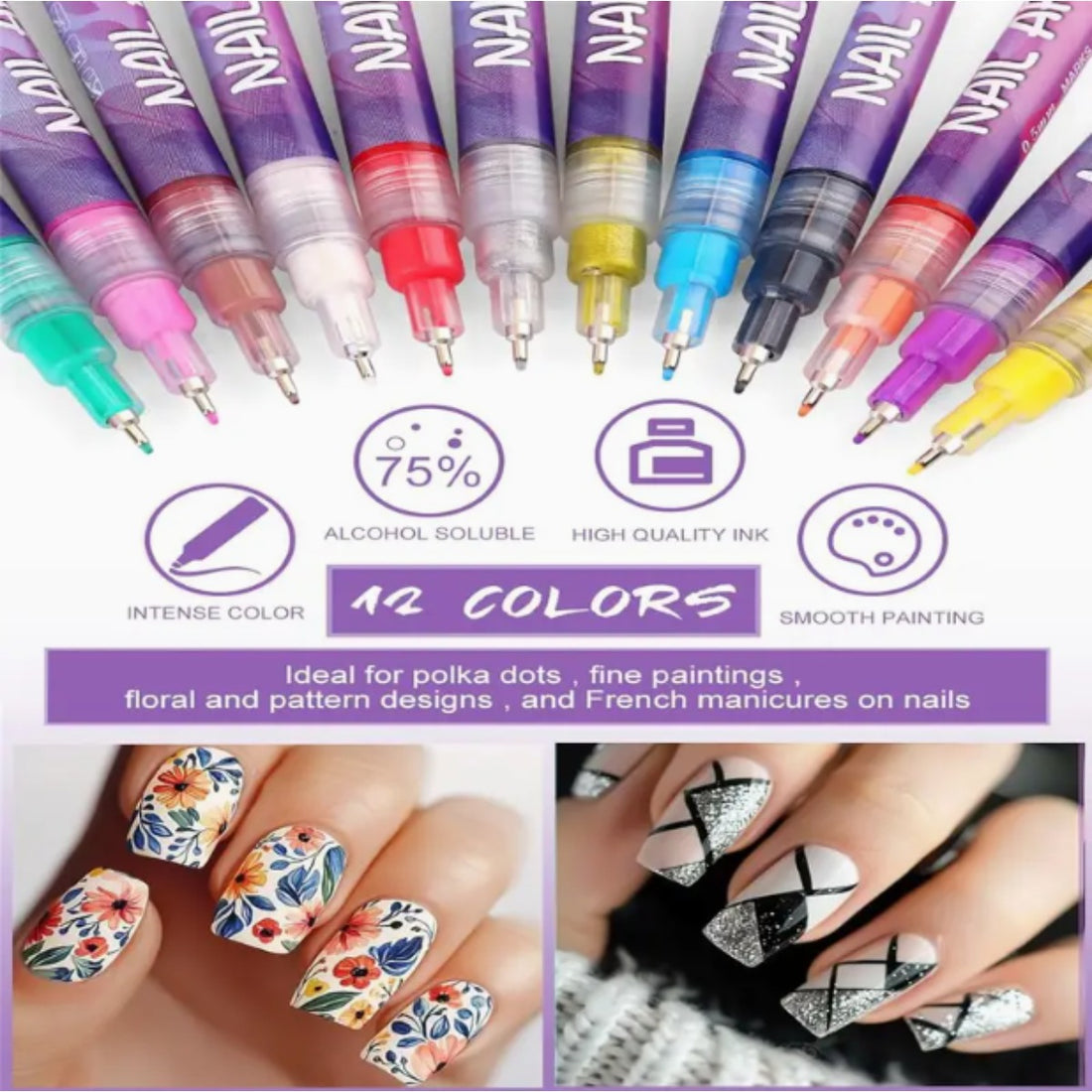 1 color nail art pens nail art pen 3d doodle nail art