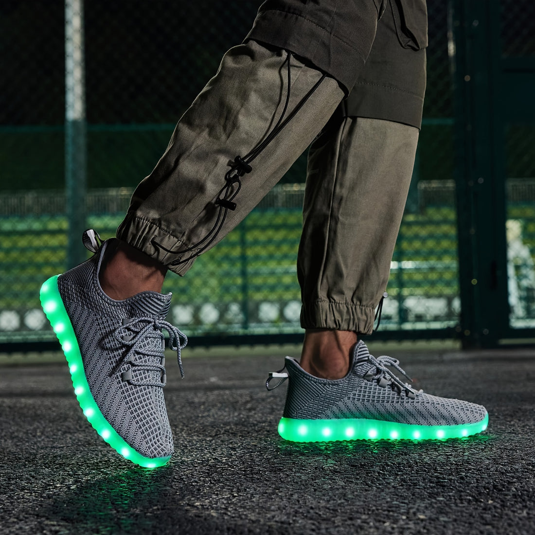 women men light shoes usb charging led shoes halloween