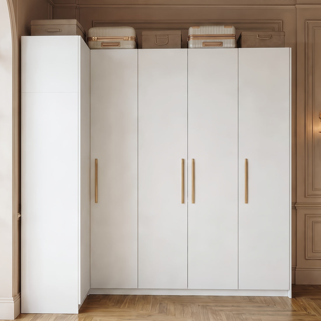 modern corner wardrobe closet storage cabinet
