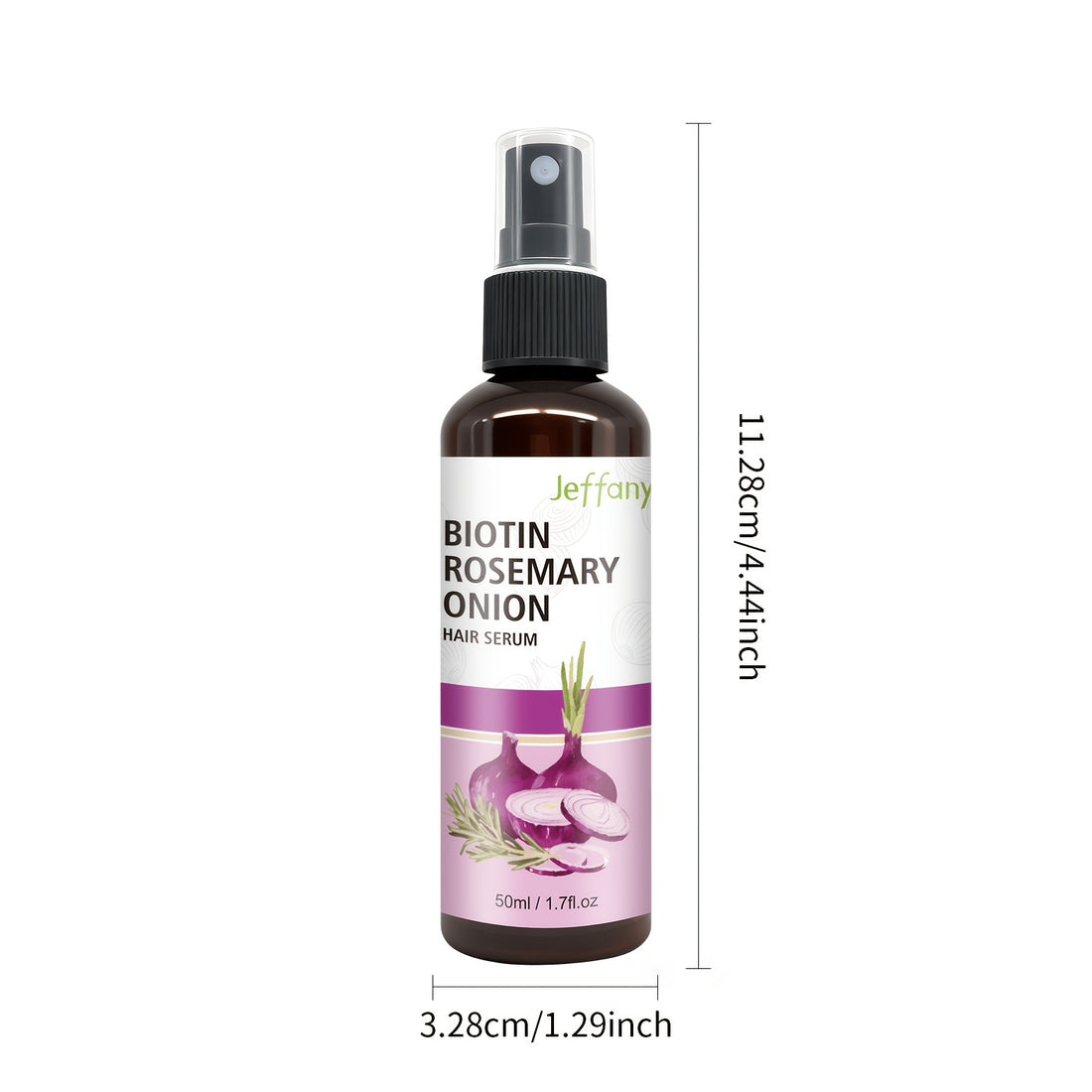 strengthening hair serum spray biotin rosemary onion oil
