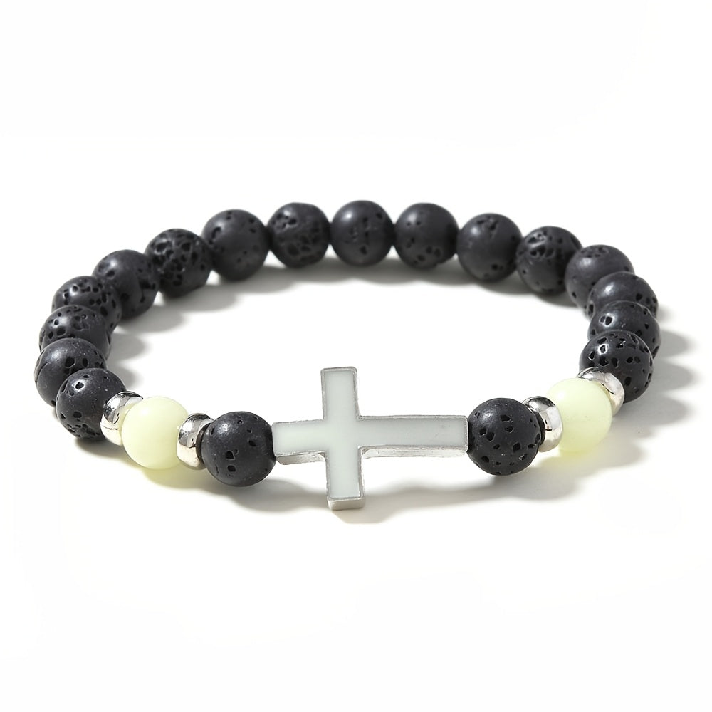 1pc volcano stone retro bracelet multi color