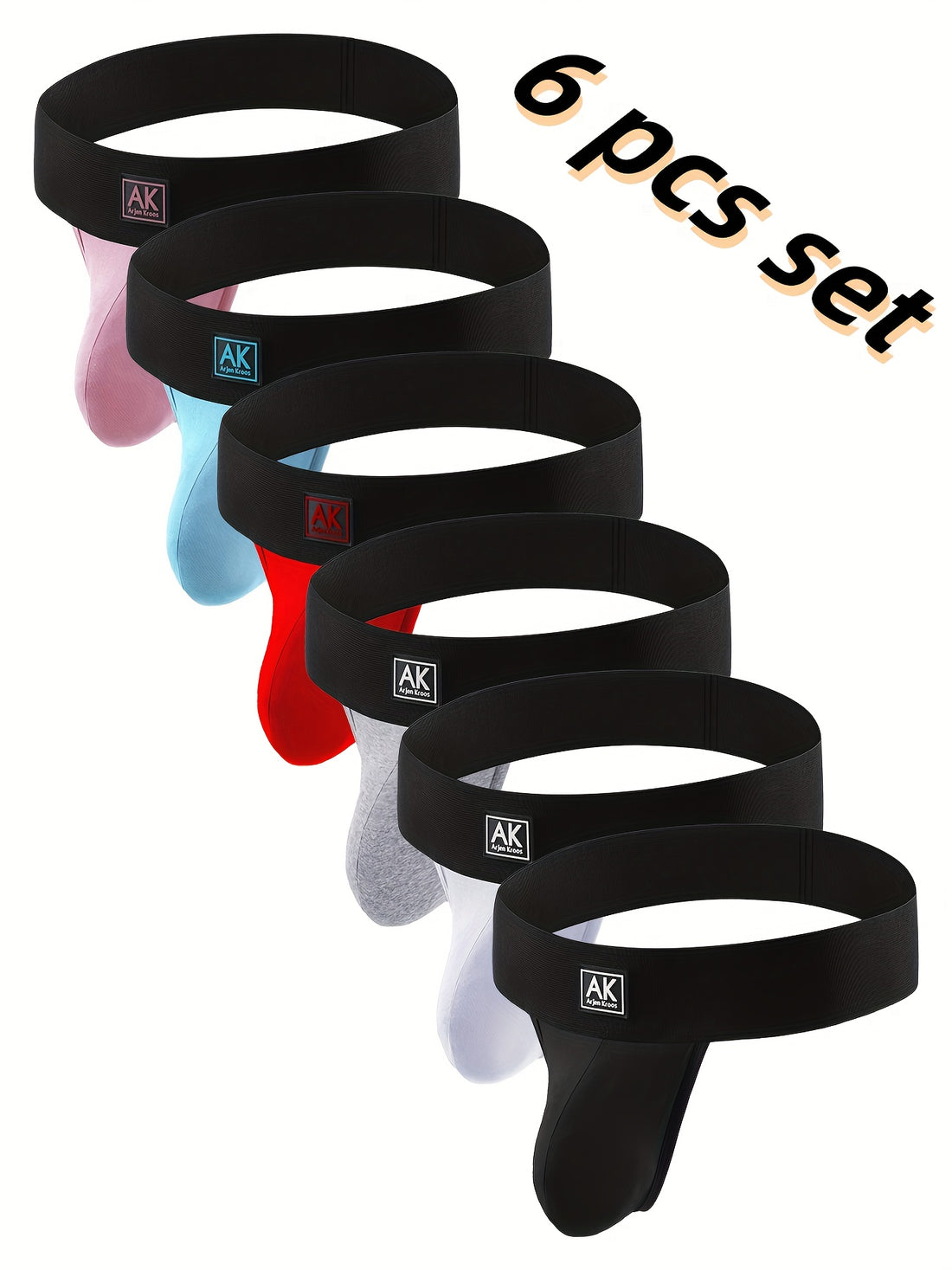 6pcs underwear low pouch
