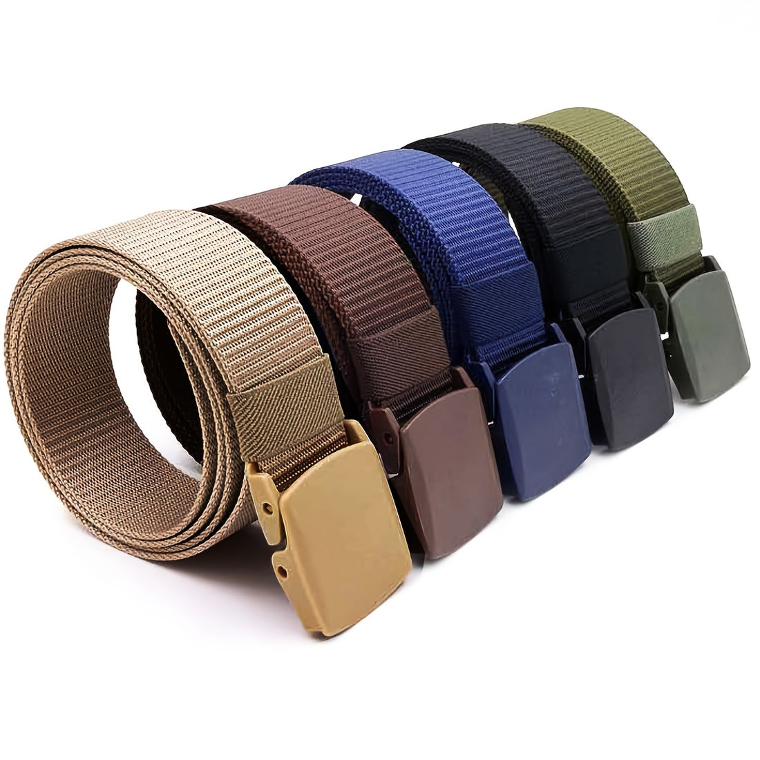 mens casual imitation nylon outdoor anti belt