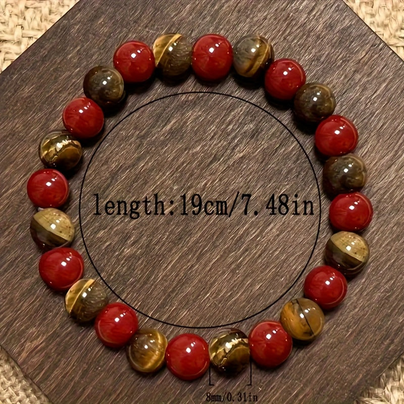 1pc bohemian tigers eye birthstone bracelet