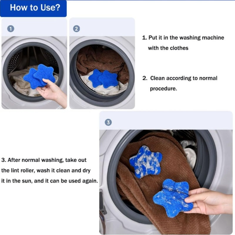 6 reusable pet hair removers shaped hair removers