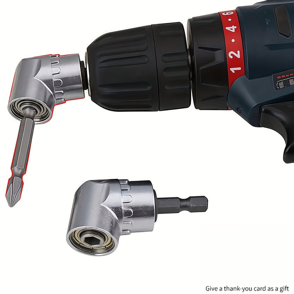 right angle drill bit quick change screwdriver adapter