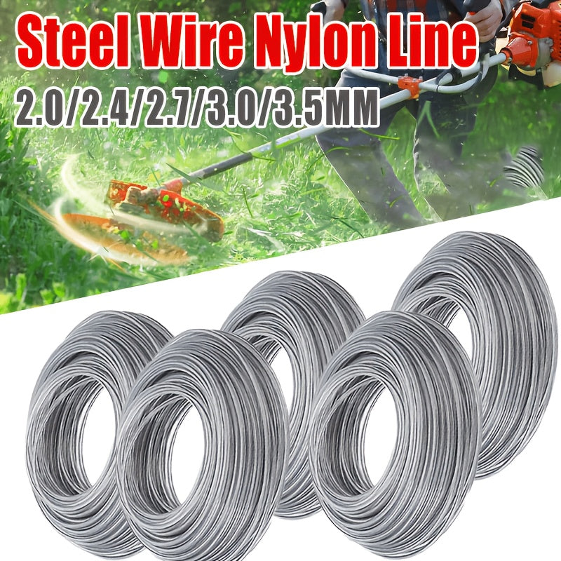 16 4ft steel wire nylon in thicknesses 2 0