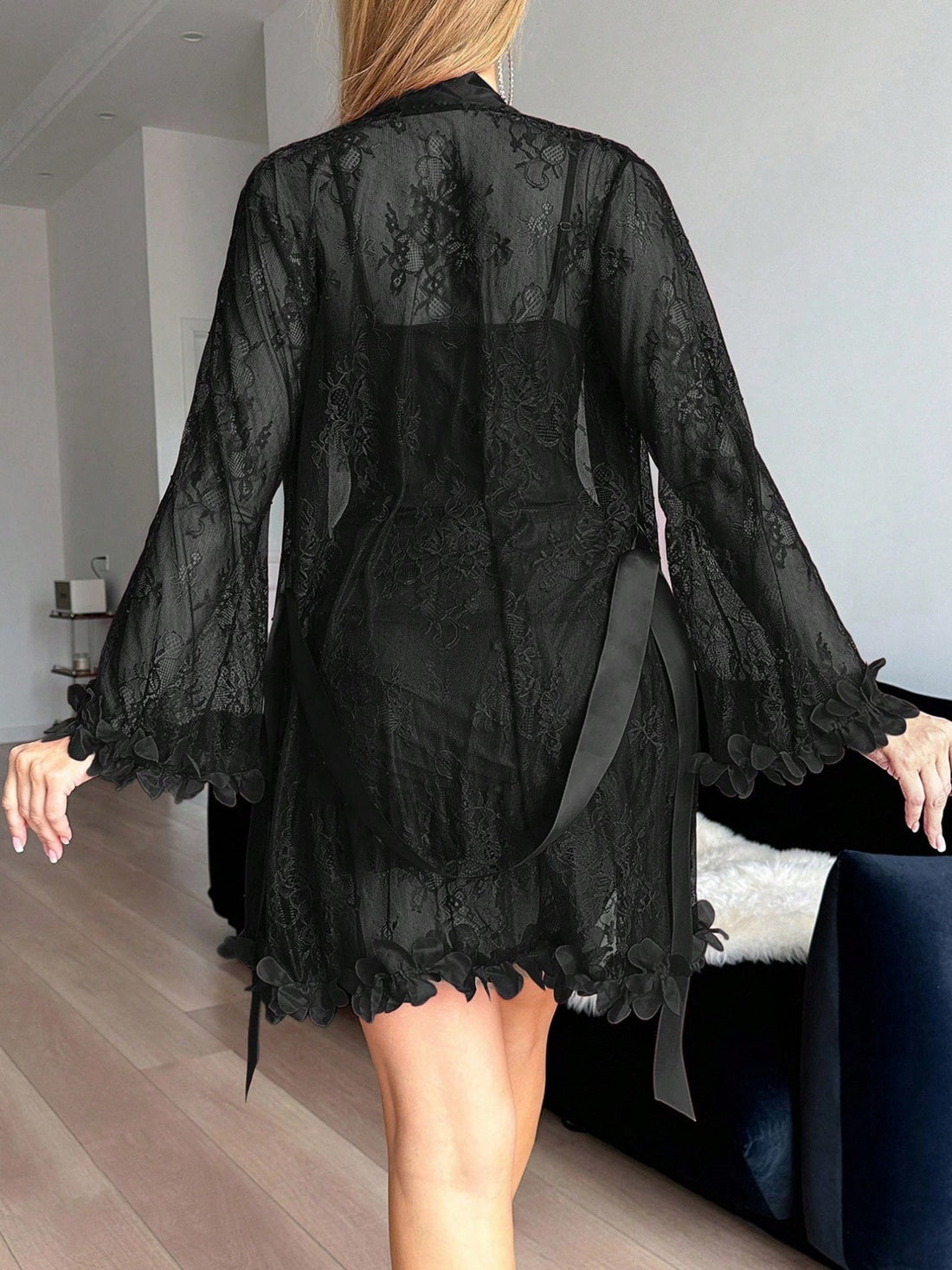 womens lace camisole dress lace trim robe