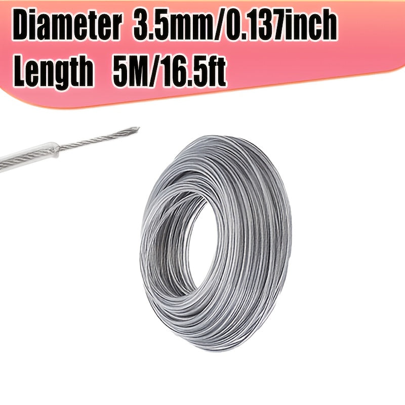 16 4ft steel wire nylon in thicknesses 2 0