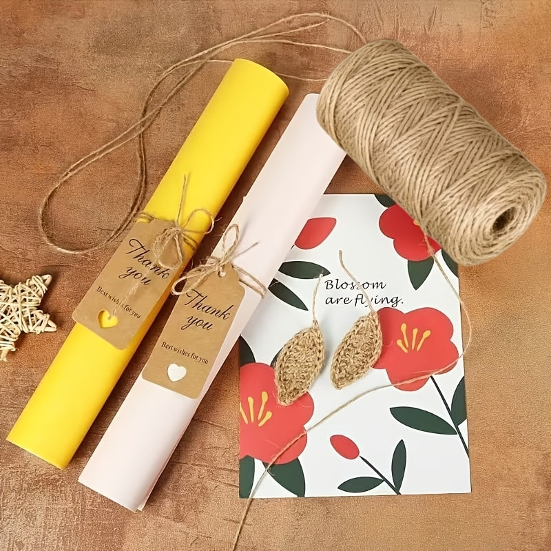 600ft roll natural rope heavy duty 2mm thick jute