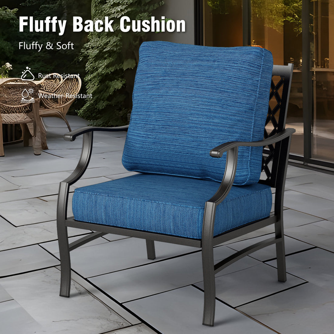 Carli 9 - Person Outdoor Seating Group with Cushions
