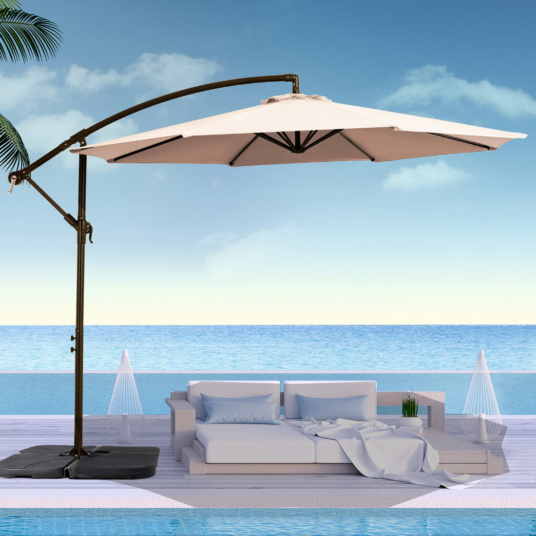 Hawkinsville 120 Cantilever Umbrella