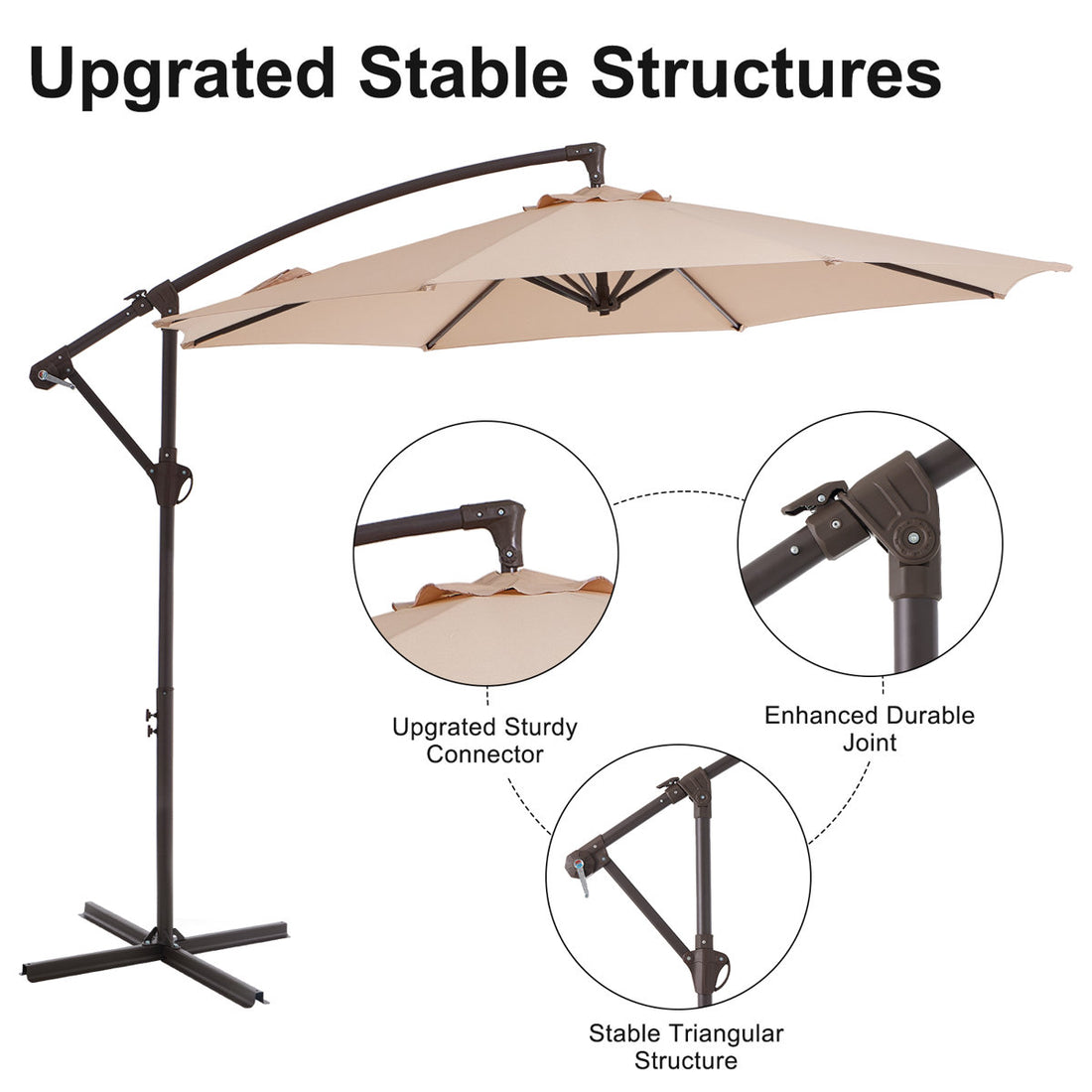 Hawkinsville 120 Cantilever Umbrella