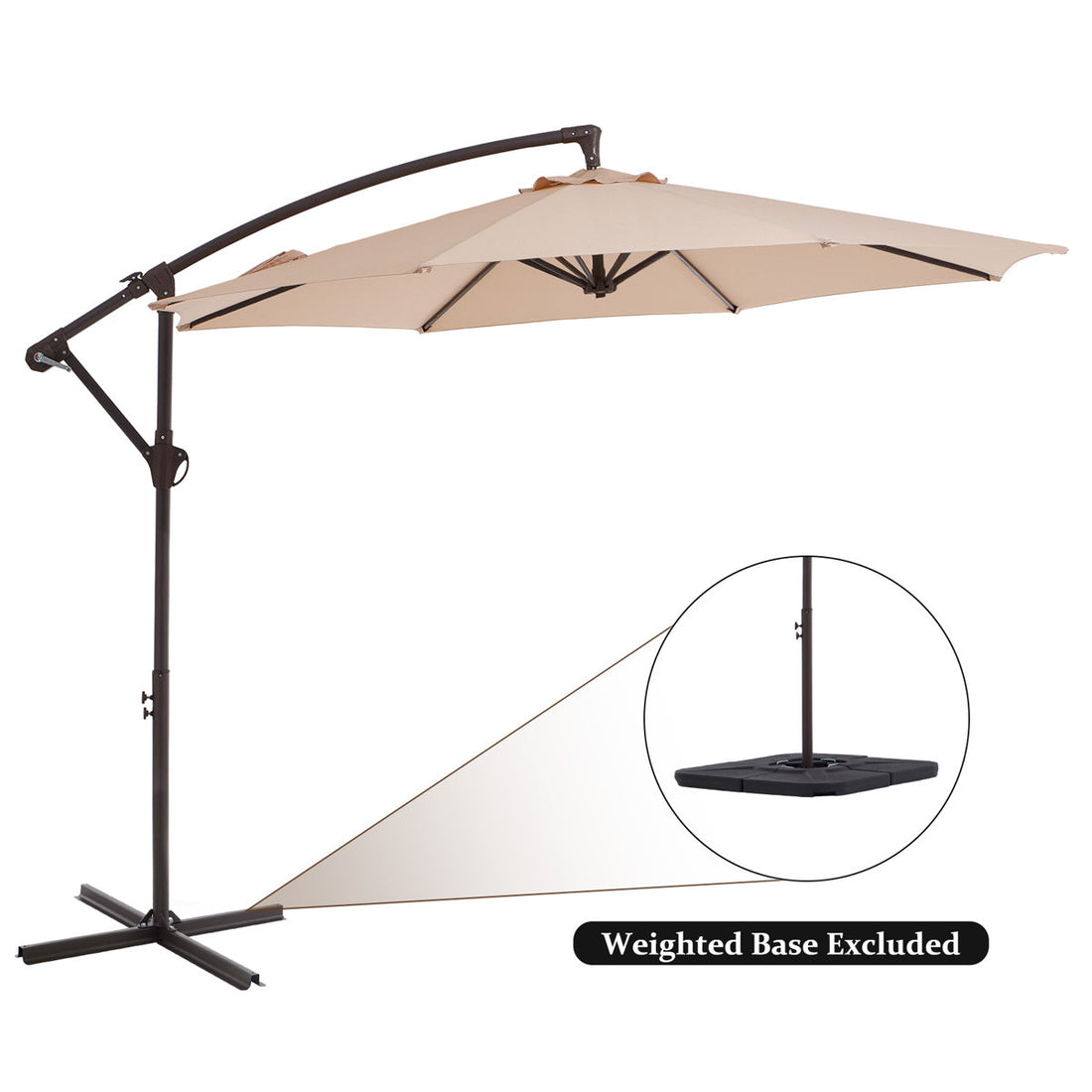 Hawkinsville 120 Cantilever Umbrella
