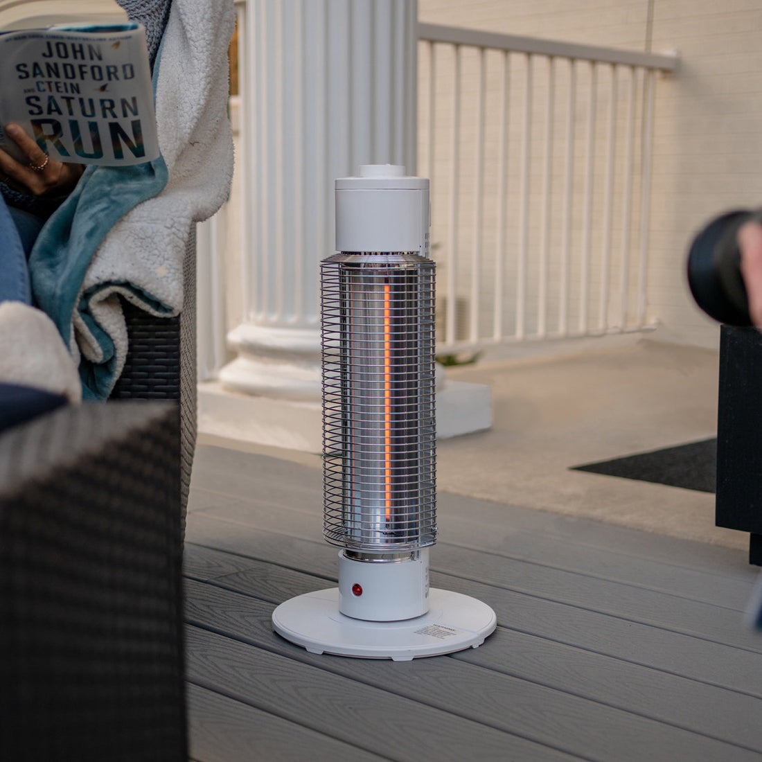 HeatMate 420 Watt 5000 BTU Electric Tower Space Heater