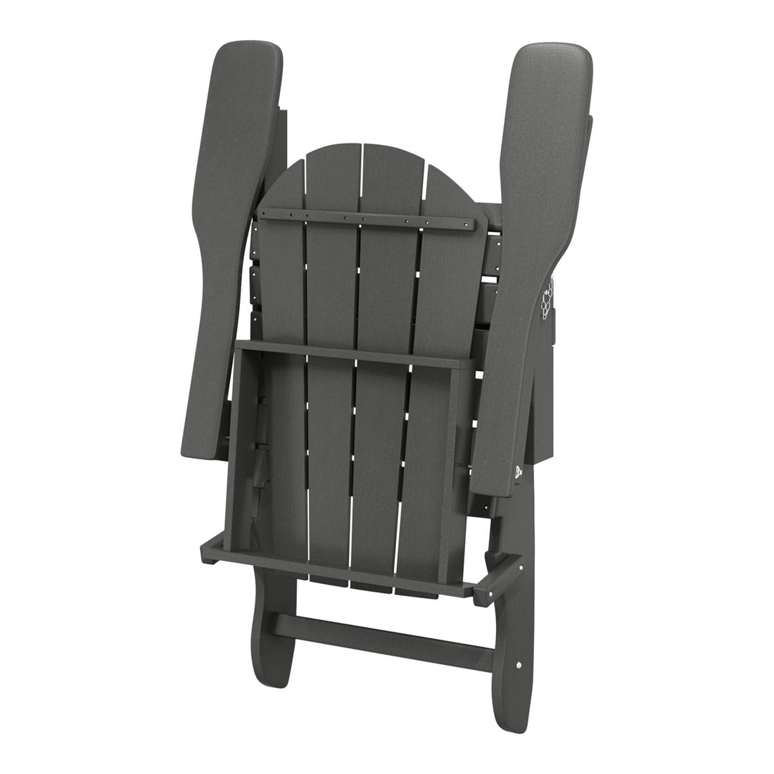 Laguna HDPE Folding Adirondack Chair (Set of 4)