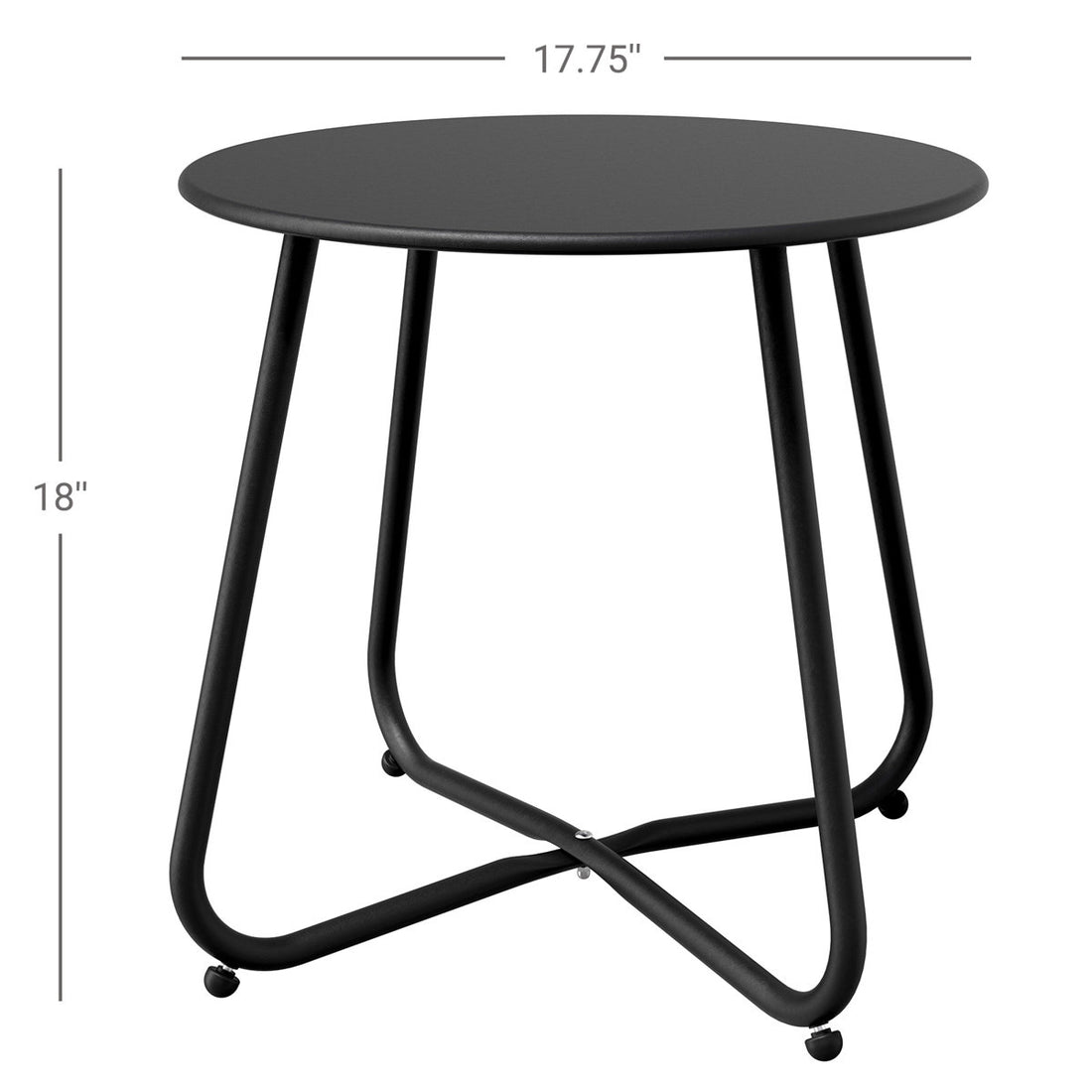 Mickelsen Steel Patio Side Table