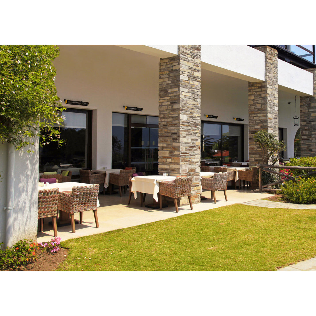 Obsidian Electric Ceiling Mounted Patio Heater