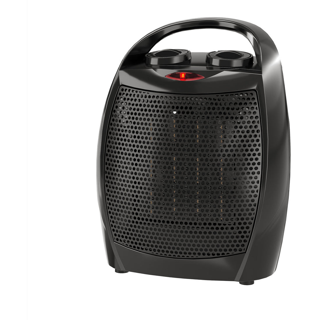 Portable Electric Space Heater - 1500W/750W Thermostat, 2-in-1 Fast Heating Ceramic Desk Heater & Fan
