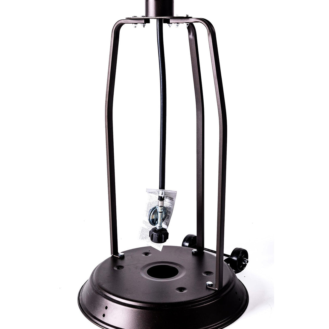 Stainless Steel Burner Outdoor Patio Propane Heater 47000, Standing Gas Outside With Portable Wheels For Garden Yard Commercial - Ss And Residential