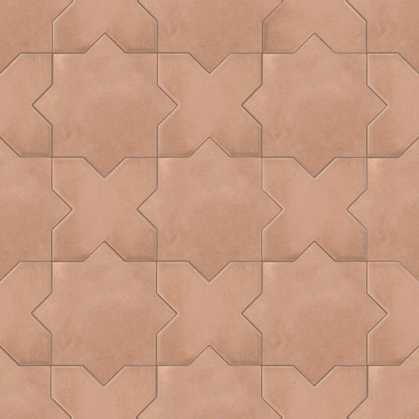 Star And Cross Porcelain Pattern Tile