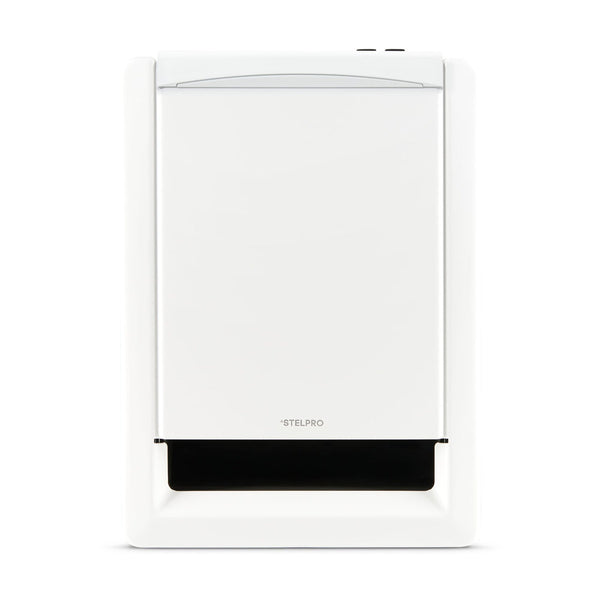 Stelpro Sonoma Style Wall Fan Heater ¨C 1500W / 120V ¨C 12 7/16¡å H ¡Á 9 1/16¡å W ¨C Minimalist Design ¨C Silent Comfort, Quick Heat ¨C Built-In Electronic Thermostat ¨C White (ASOS1501W)