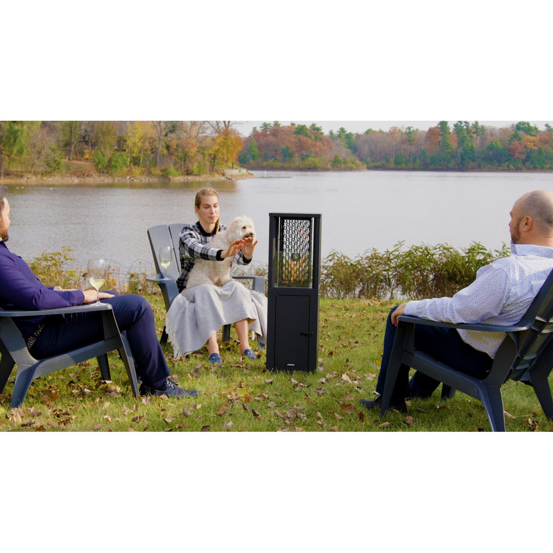 Wood Pellet Standing Patio Heater