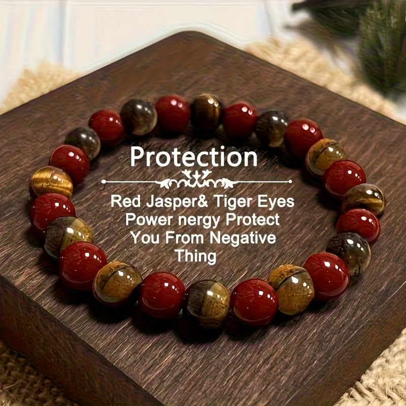 1pc bohemian tigers eye birthstone bracelet