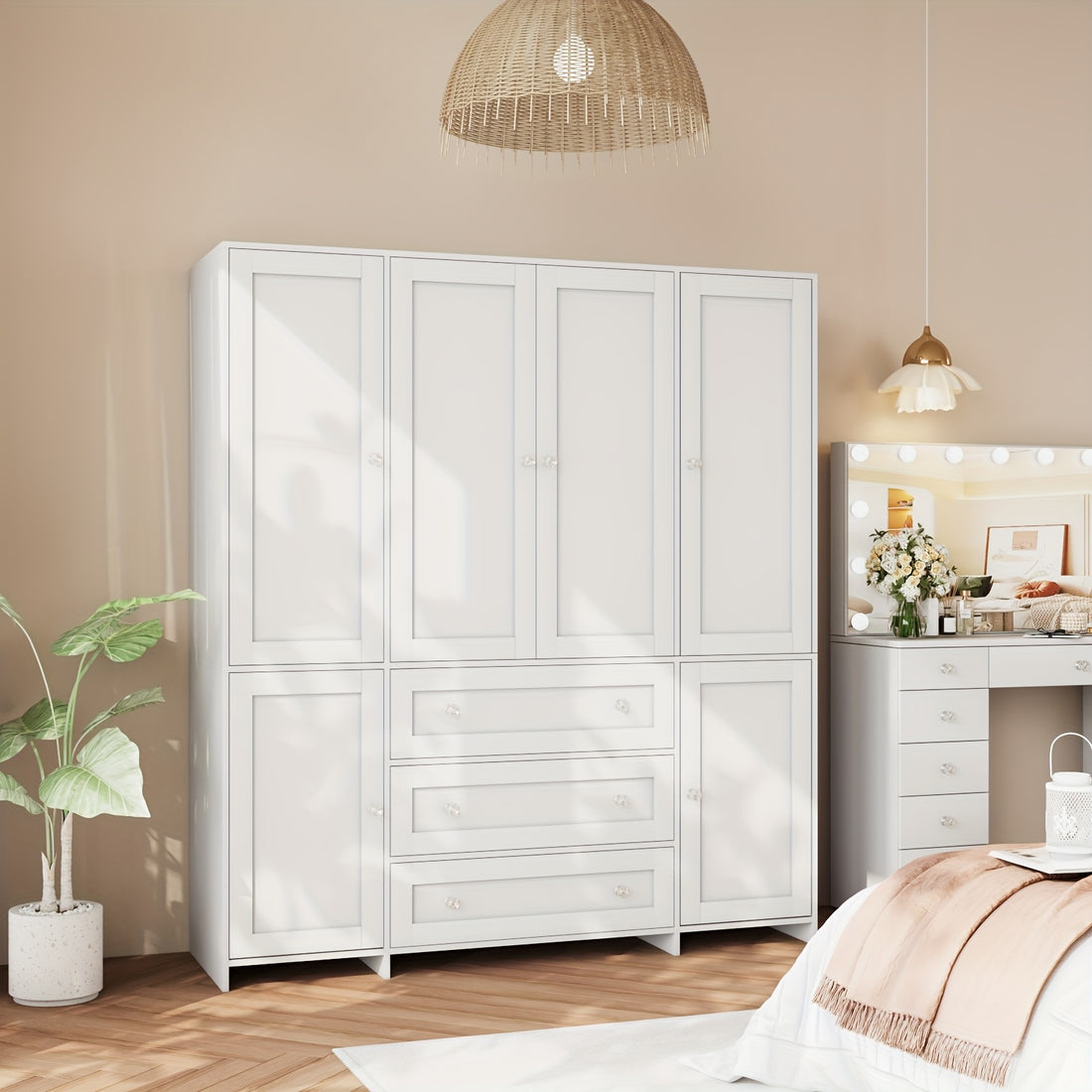 47 63 large modern wardrobe closet mirror door