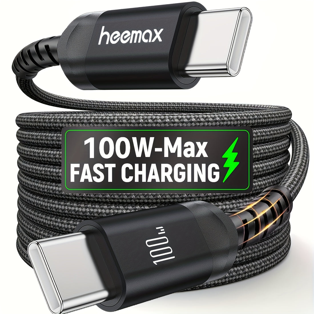 100w charging cable pd3 0 high speed type c