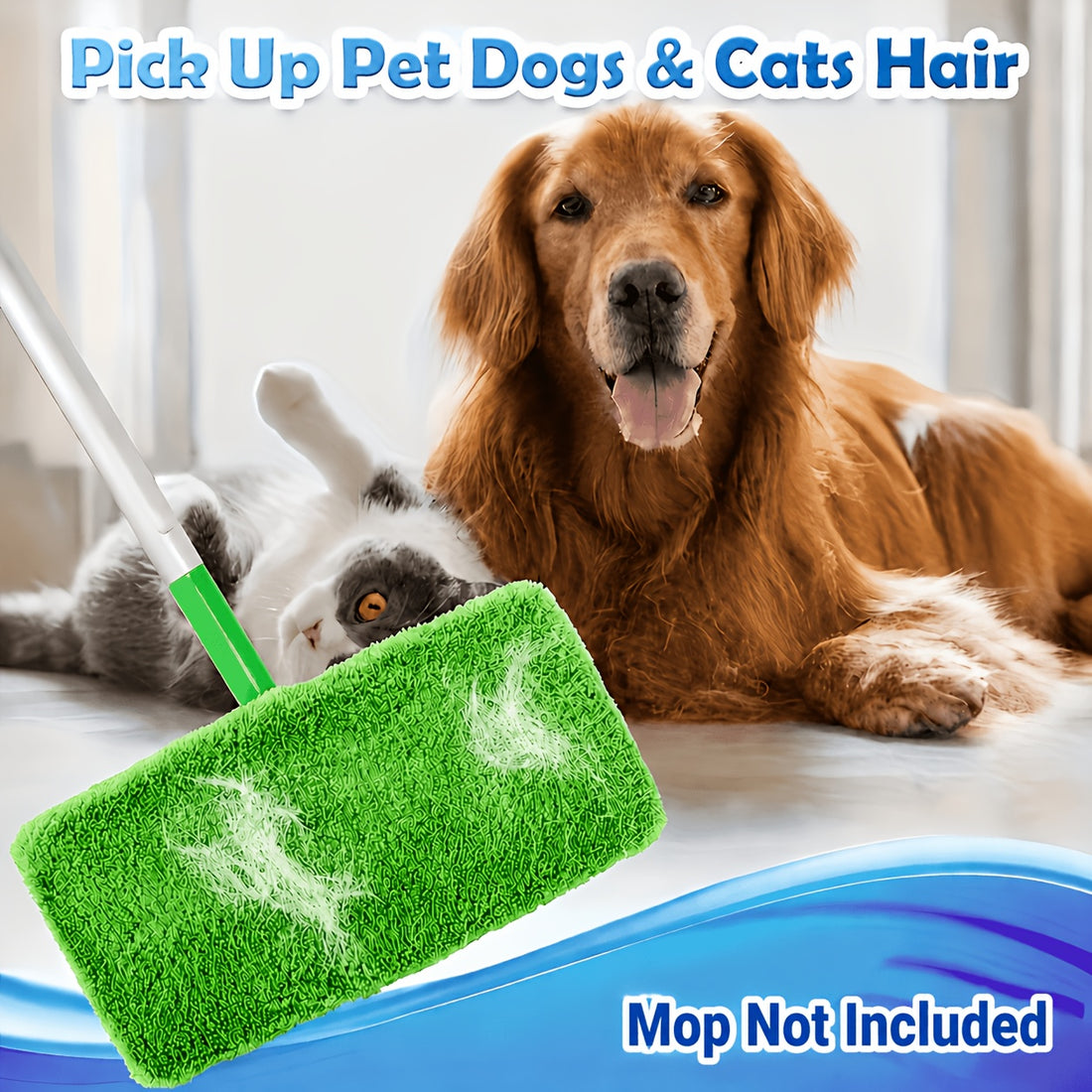 10pcs reusable mop pad covers compatible 10 inch