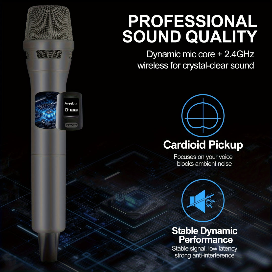 wireless microphone microphones one