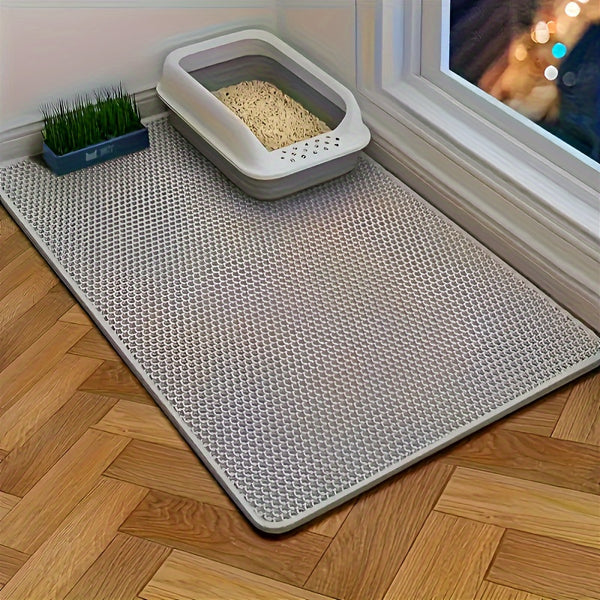 ultra large double layer eva cat litter mat set 1pc