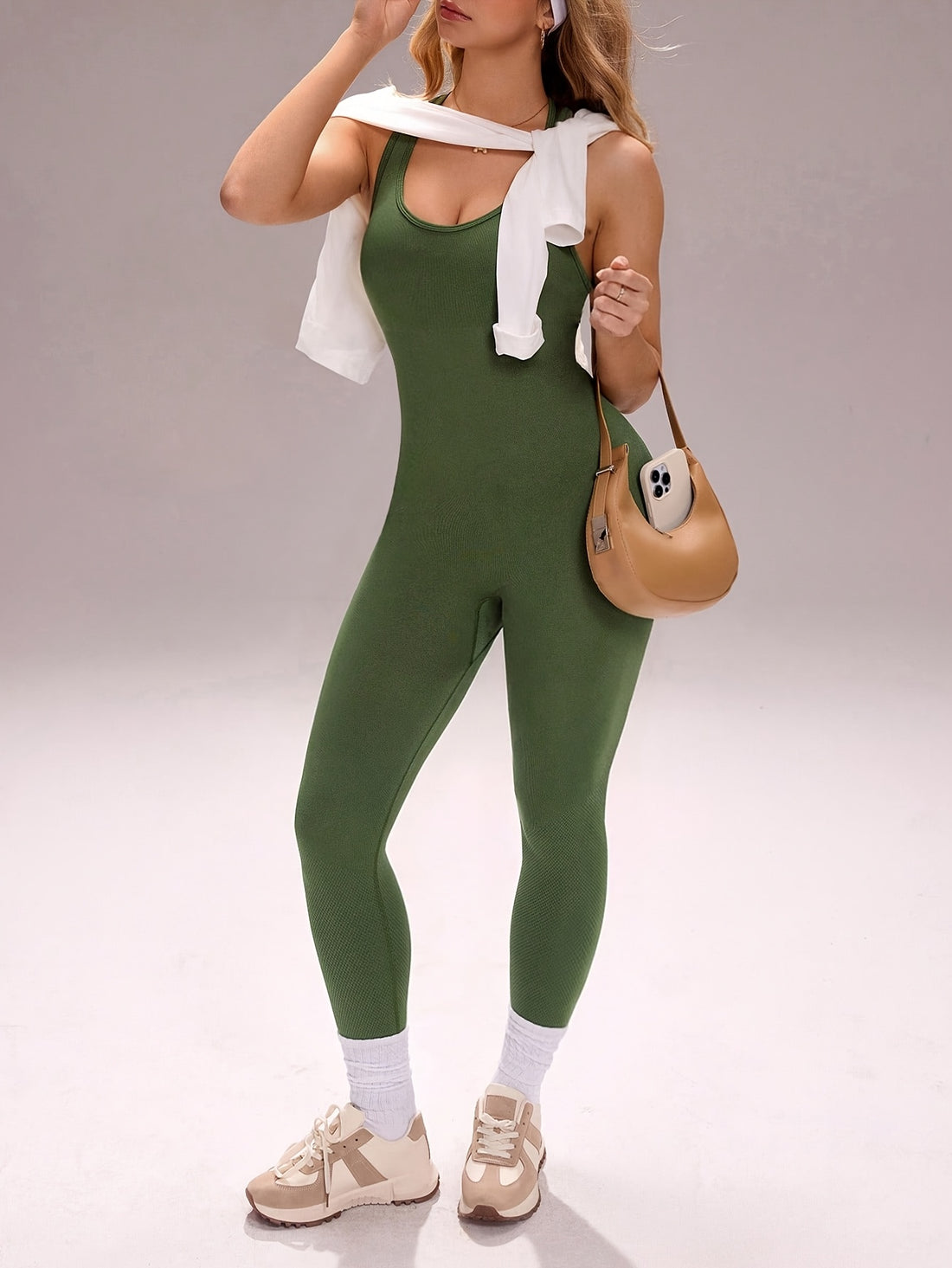 womens seamless cross backless bodysuit high stretch