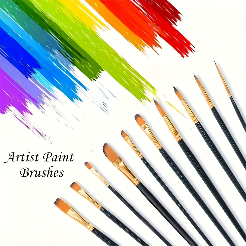 12pcs paintbrush oil painting watercolor