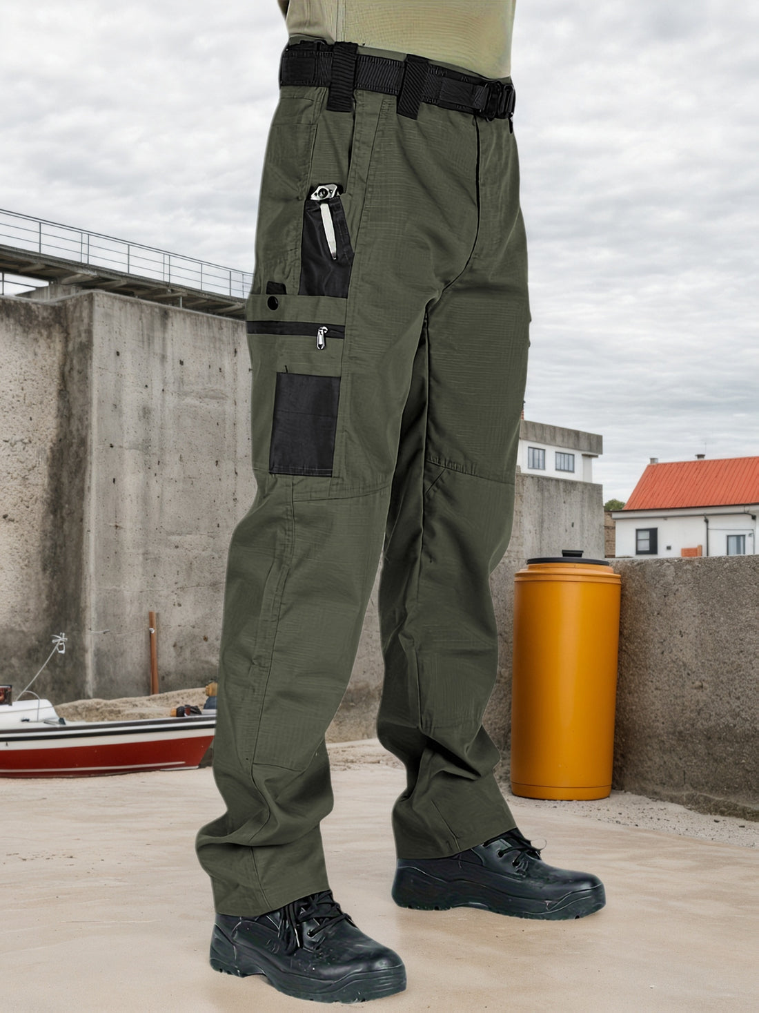 2 pc mens casual cargo pants lightweight cargo
