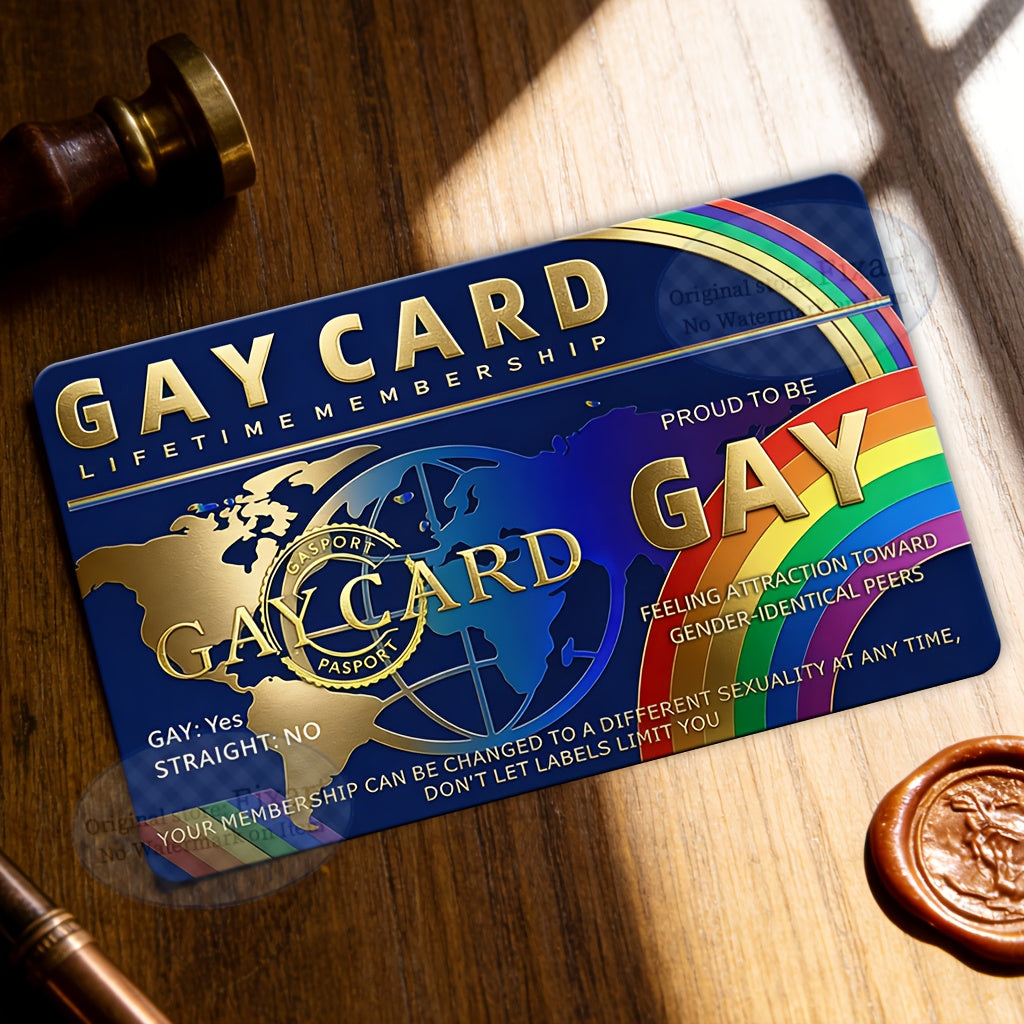 1 3pcs pride membership card