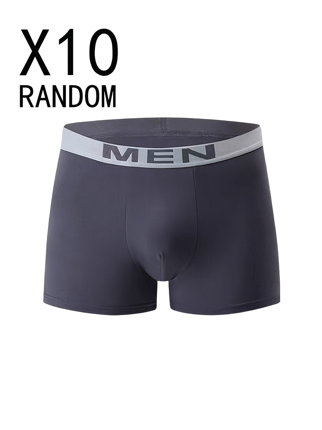 random 10 pcs assorted men color boxer briefs