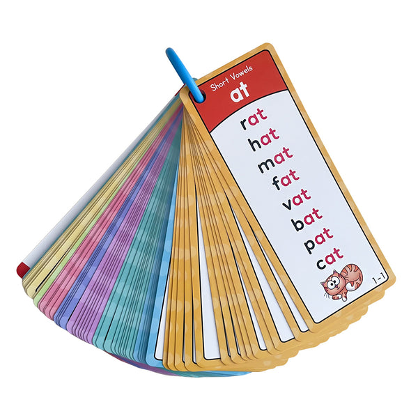 117 families words phonics word cards english