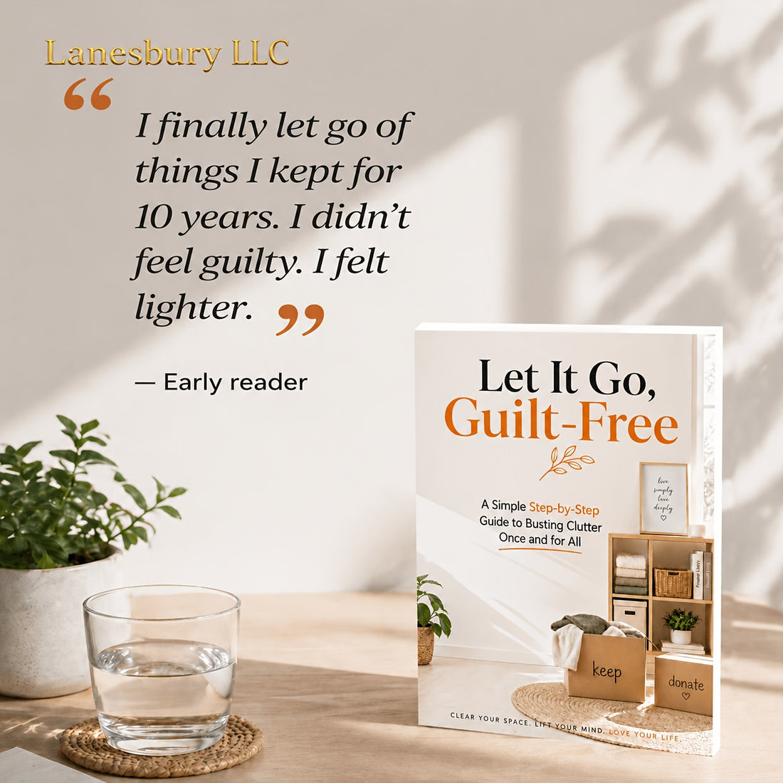 free decluttering book step home
