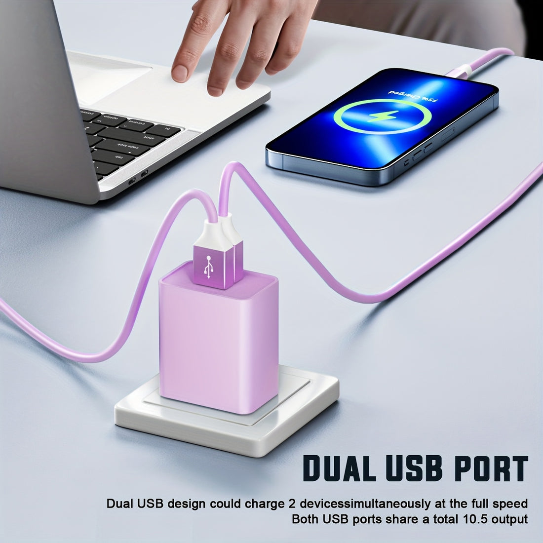 1 3 pack 4 pack 2 1a dual port usb charger block
