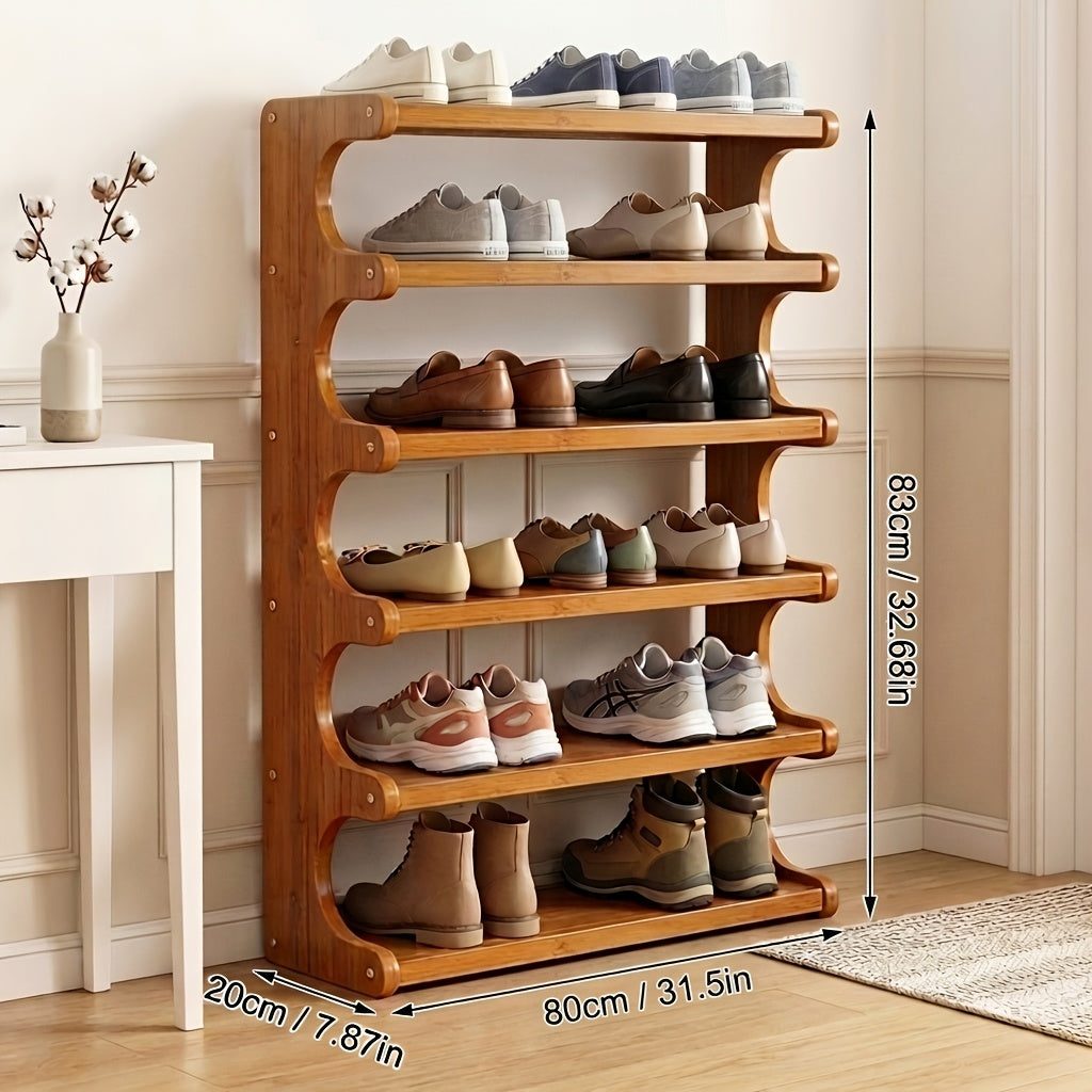 bamboo shoe rack space saving shoe rack