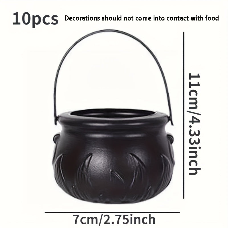 10pcs halloween fire bowl set decorations not come