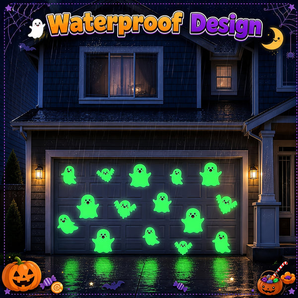 15 in dark garage door magnets luminous in