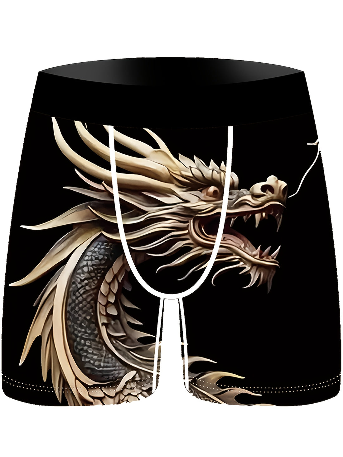 3pcs dragon cartoon mens underwear knitted
