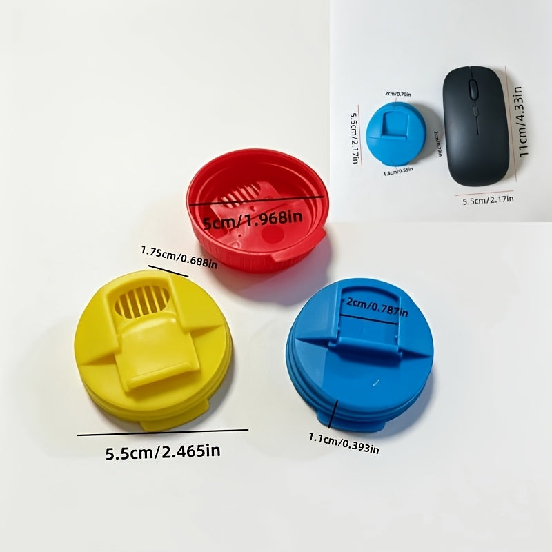 3pcs set leak proof lids keep drinks beverage