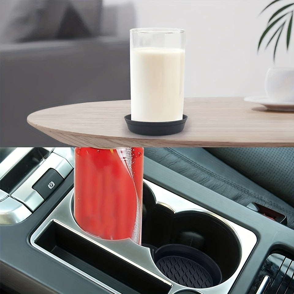 car silicone coaster car universal round car
