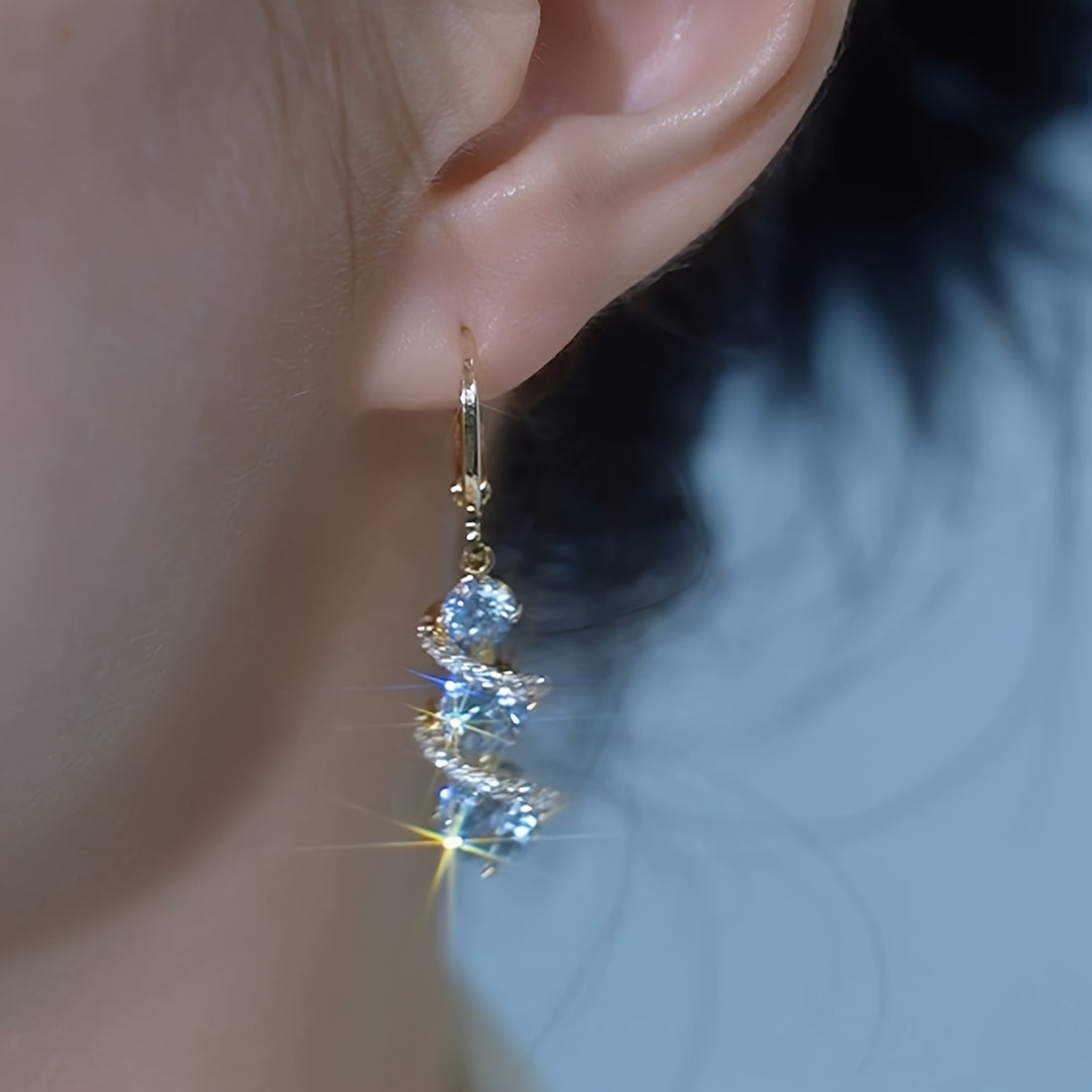 light luxury wrapped zirconia tassel