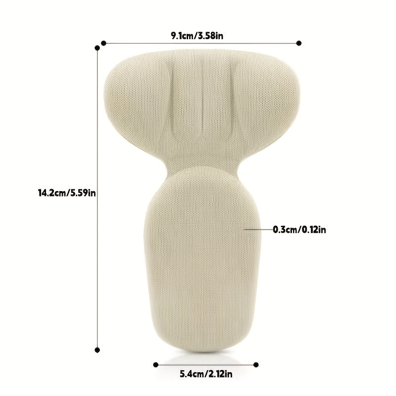 1 in 1 t shaped heel pads womens soft foam insoles